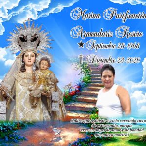 Epitafio en Vidrio Templado.