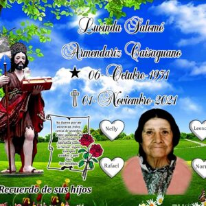 Epitafio en Vidrio Templado.