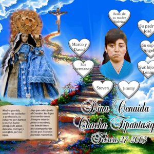 Epitafio en Vidrio Templado.